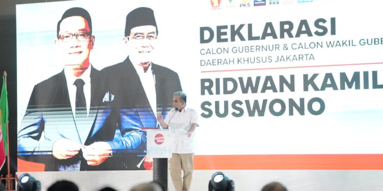 Ridwan Kamil – Suswono, Sekjen Gerindra: Solusi Terbaik untuk Jakarta dari Prabowo